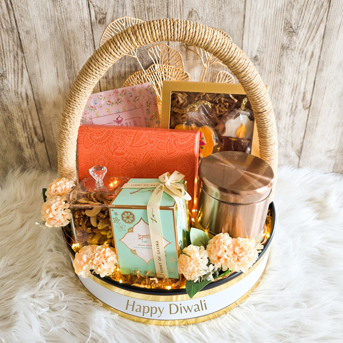 Festival of Lights Diwali Hamper Premium Sweets, Tea Gifts