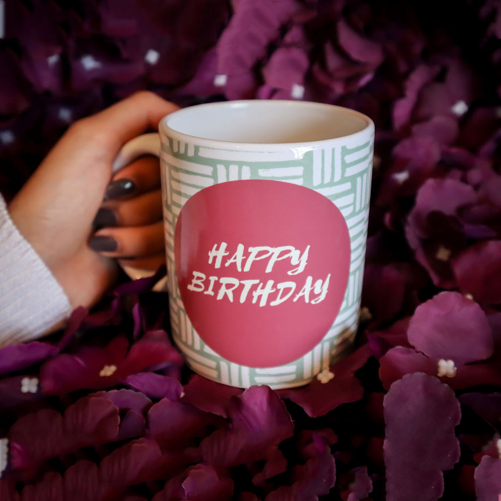 Happy Birthday Pink Mug