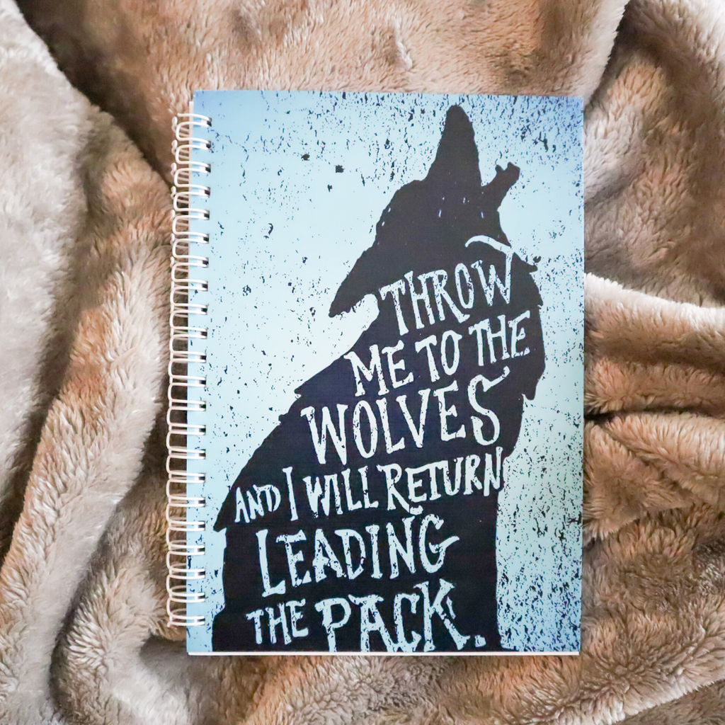 Throw Me To The Wolves A5 Notebook