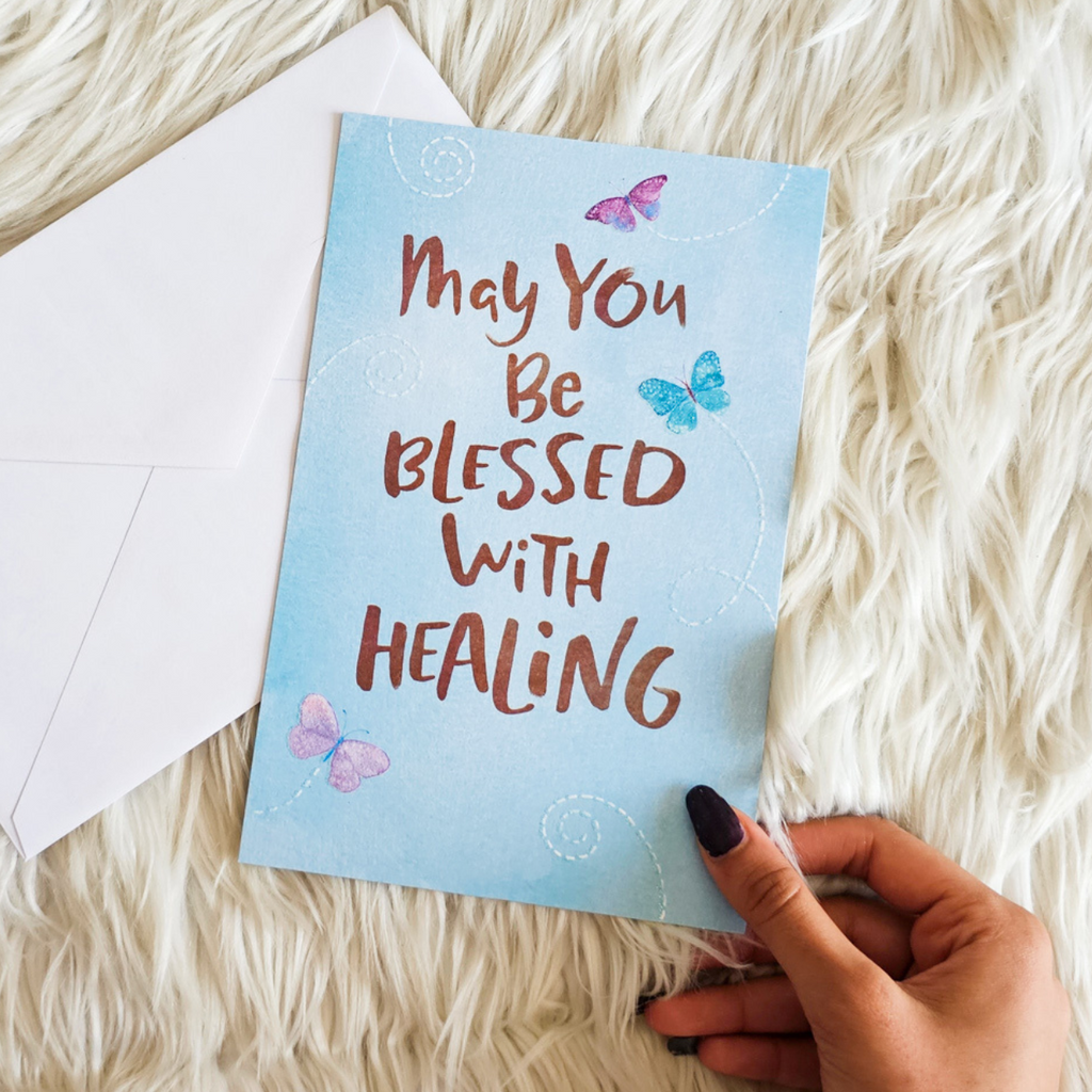 Blessed With Healing Card