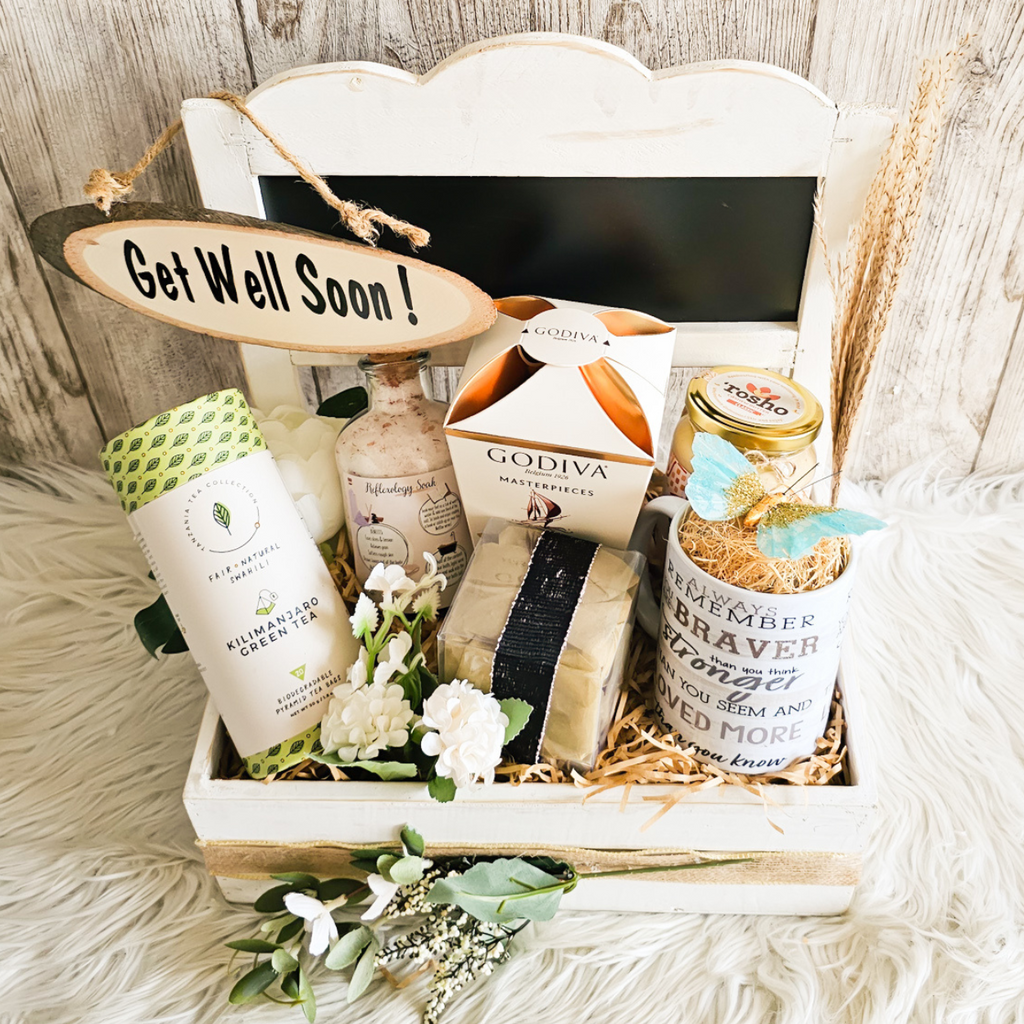 Get well soon online basket