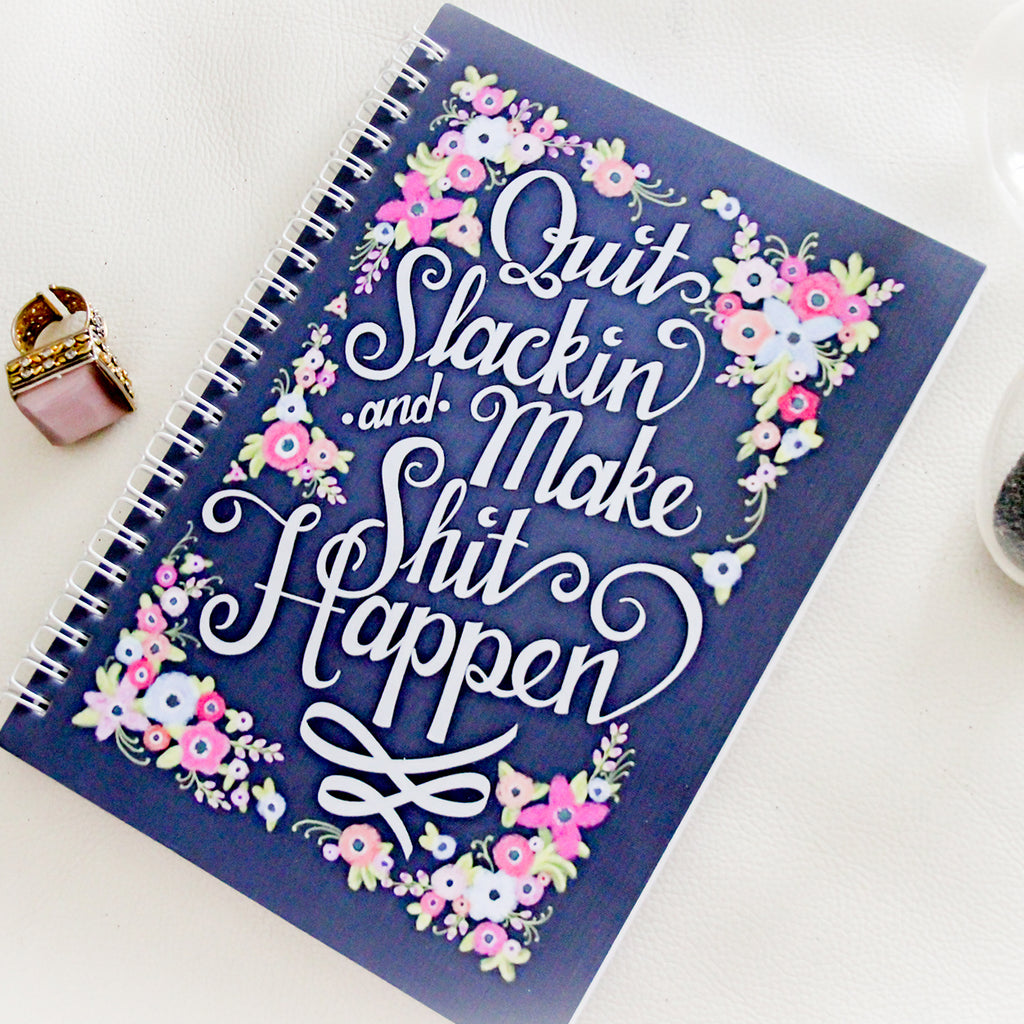 Make It Happen A5 Notebook