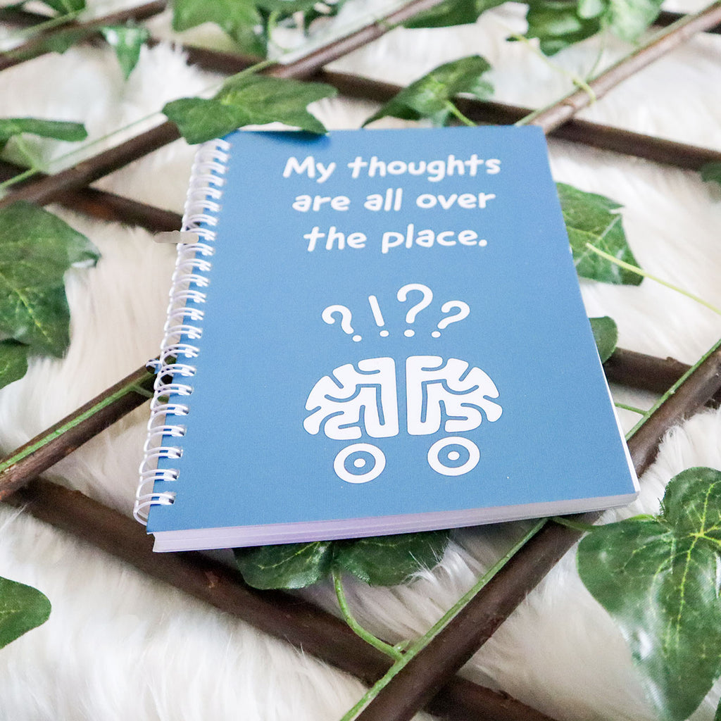 My Thoughts Are All Over The Place A5 & A6 Notebook