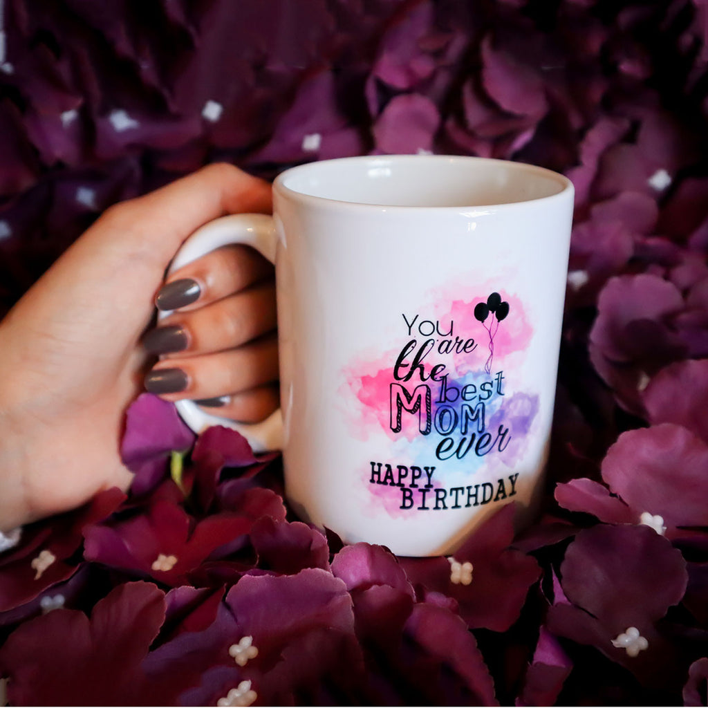 Happy Birthday Best Mom Mug