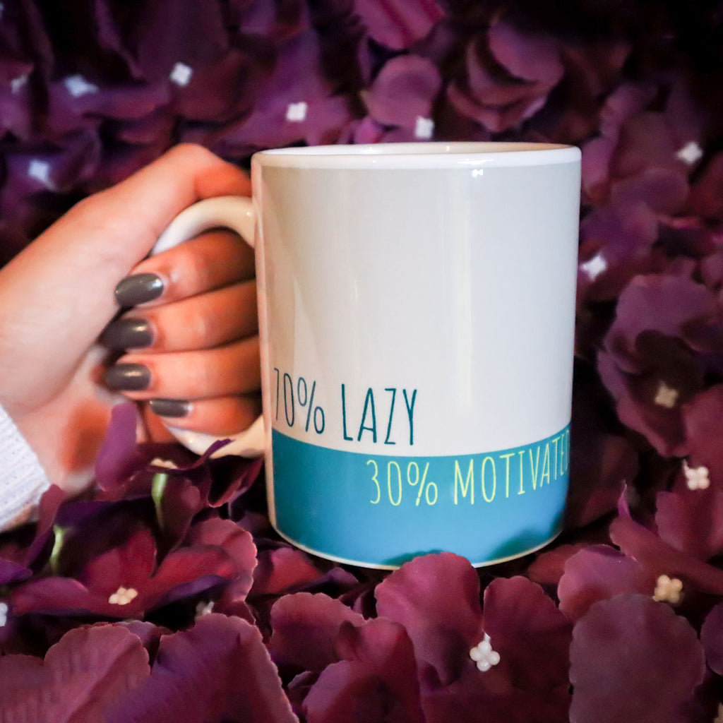 70% Lazy 30% Motivated Mug