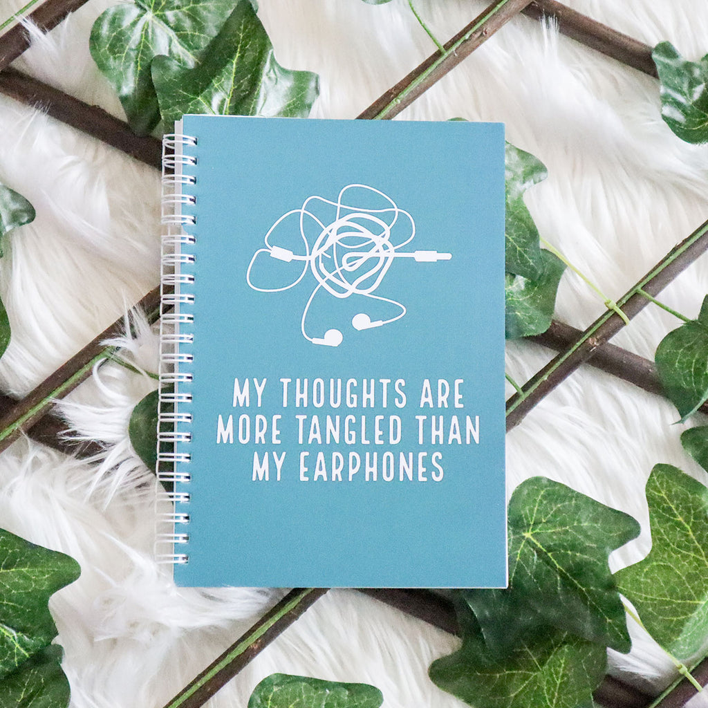 My Thoughts Are More Tangled A5 & A6 Notebook