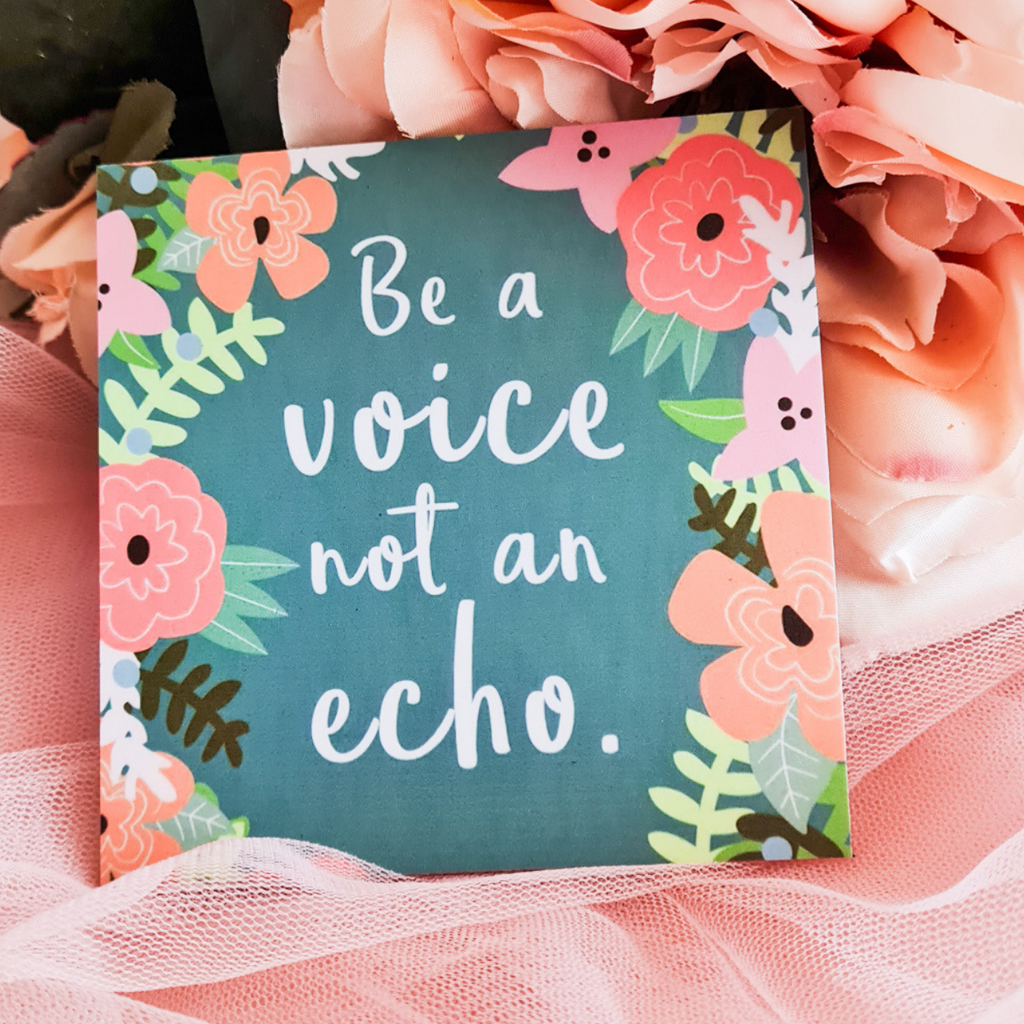 Be A Voice, Not An Echo Magnet