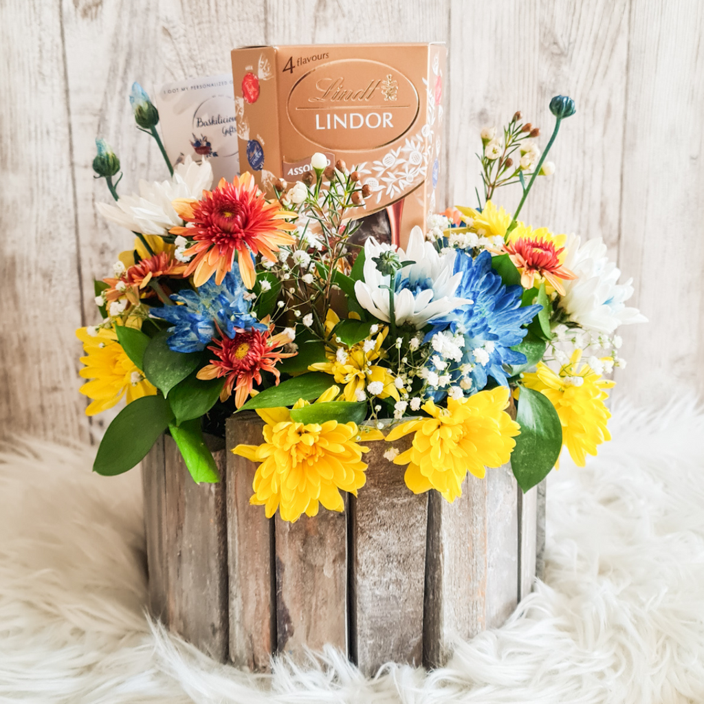 Fresh Flowers & Lindt