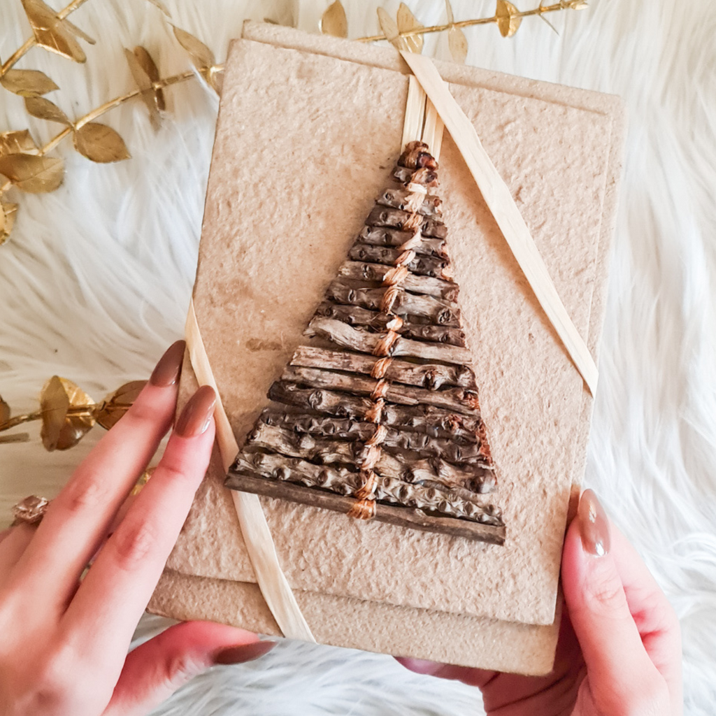 Christmas Tree Gift Card – Handmade Eco-Friendly Holiday Card UAE